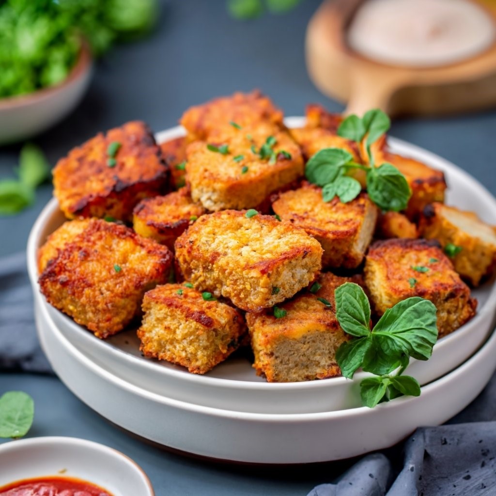 Alluring Air Fryer Tofu Nuggets