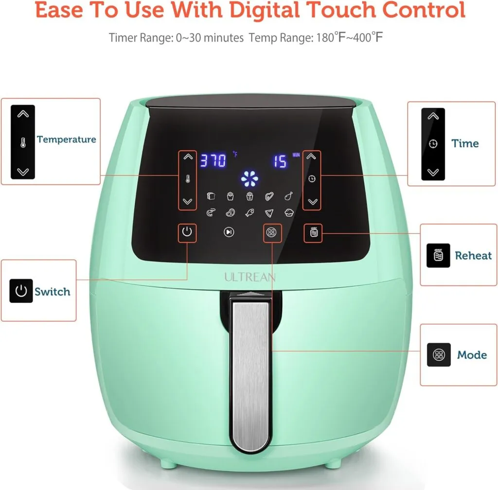 Amazing Ultrean 5.8 Quart Air Fryer