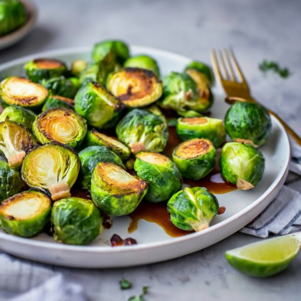 Crispy Air Fryer Brussels Sprouts