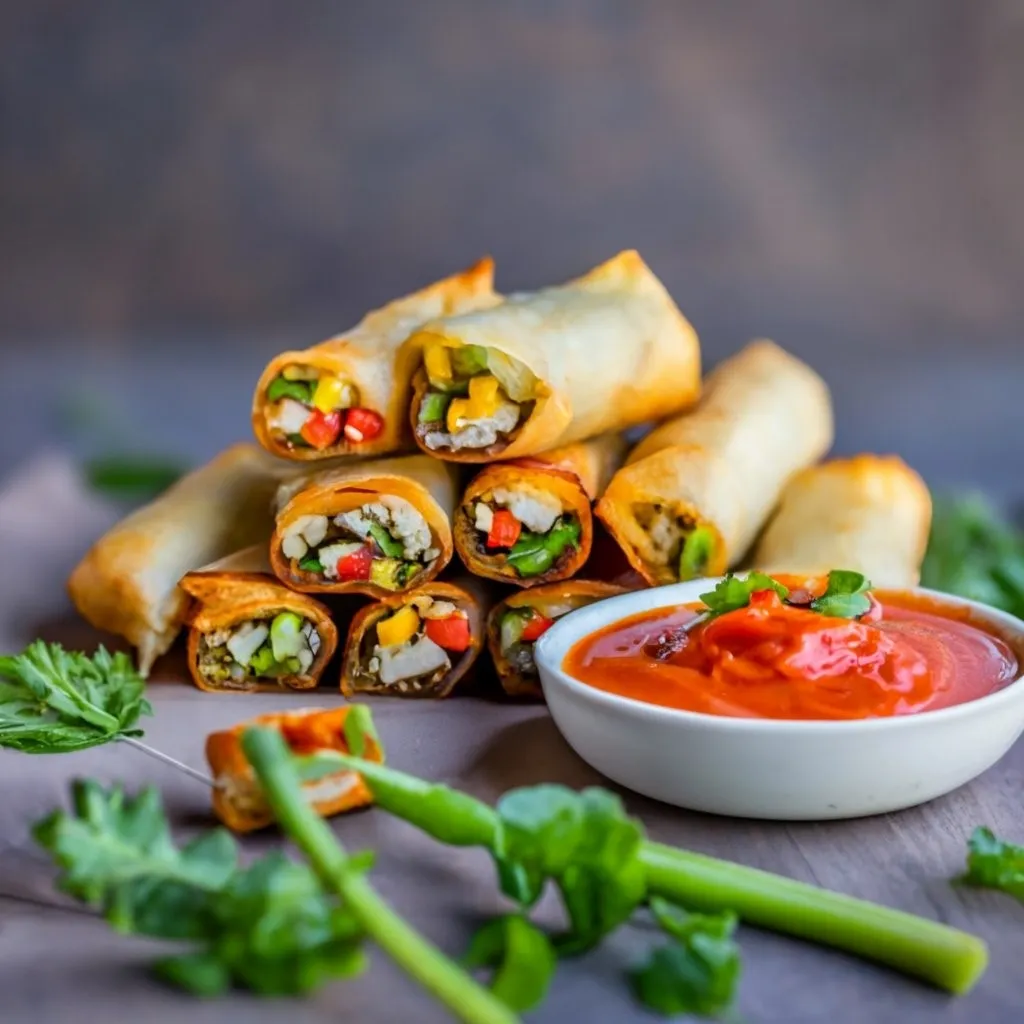 Air Fryer Vegetable Spring Rolls: Delicious Recipe
